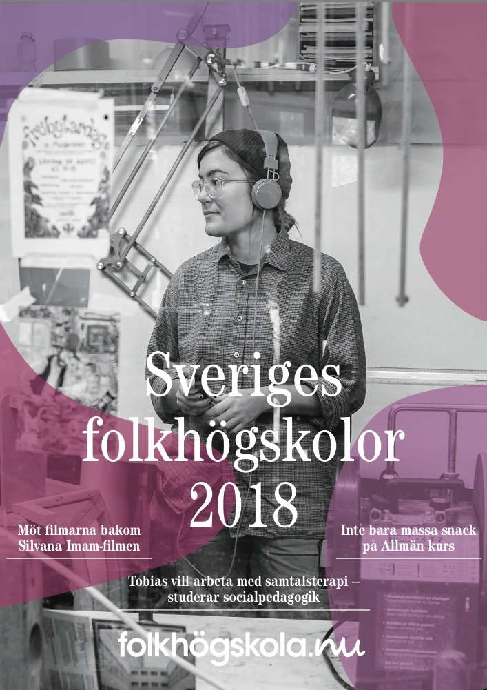 Broschyrerna Sveriges folkhögskolor 2018 och 2019